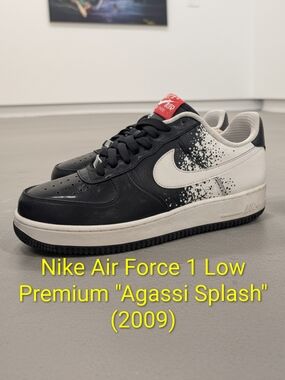 Nike Air Force 1 Low Premium "Agassi Splash" (2009) M7.5/W9 EUC
